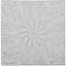 Ekena Millwork 24"W x 24"H x 5/8"P Swirl Ceiling Tile CT24X24SW - alternate 1